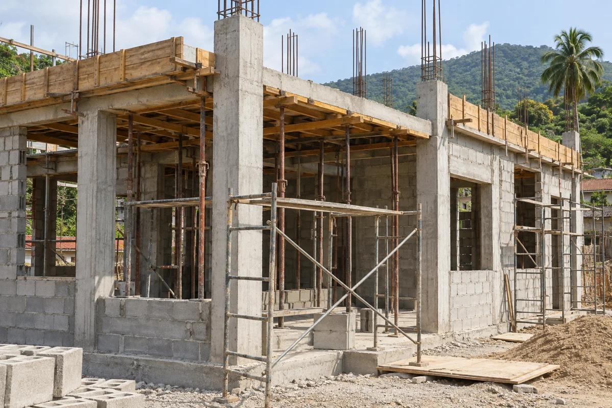 Imagen ilustrativa de una obra civil en construcción